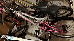 Bike #6 - Grey/Pink Trail Runner Huffy (3rd floor)