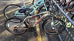 Bike #12 - Grey/Black/Red Schwinn (South rack)